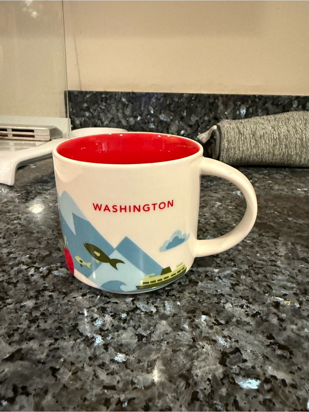 Washington Starbucks Ceramic Souvenir Mug - “you were here”